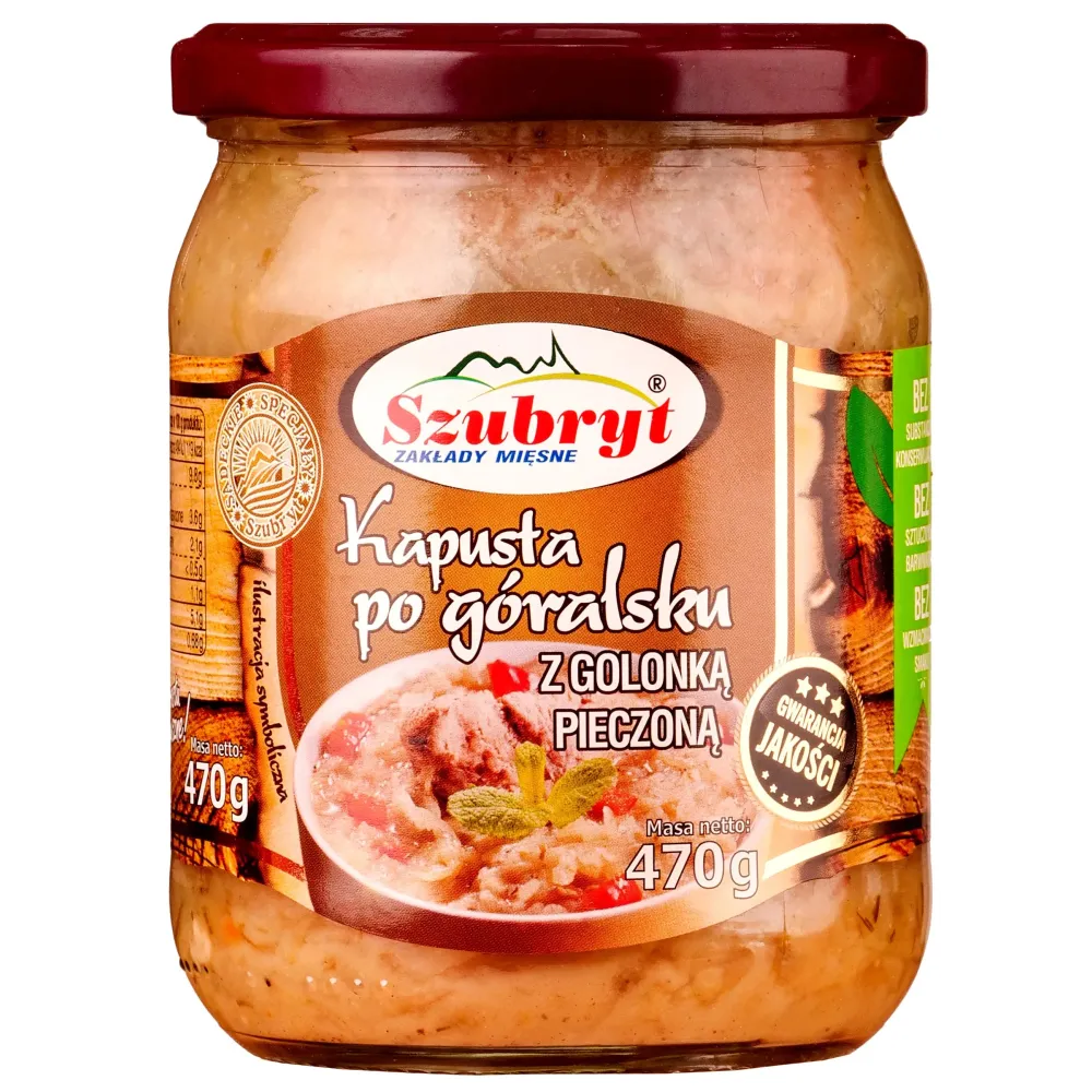 Szubryt Kapusta po góralsku z golonką pieczoną. 75094