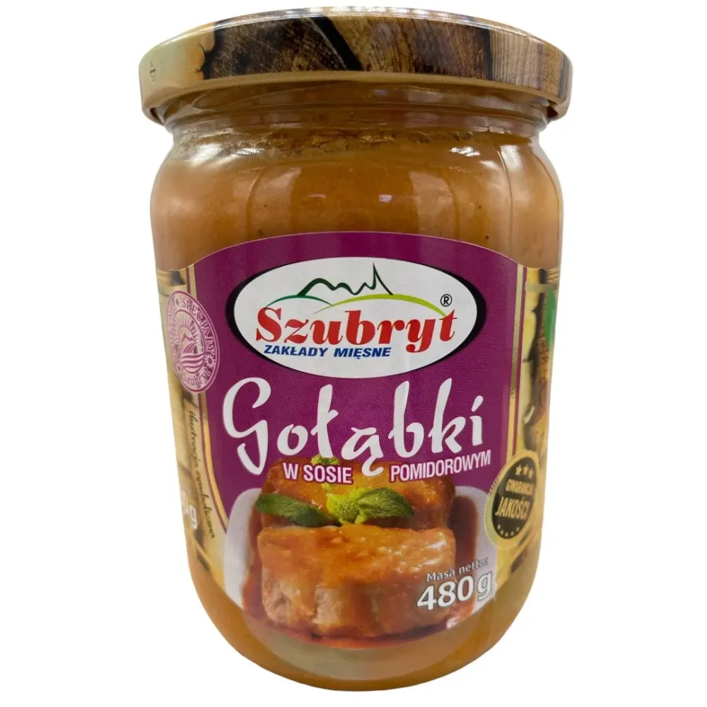 Gołąbki w sosie pomidorowym Szubryt 480g. 71690