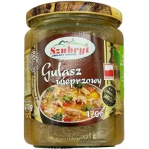 GULASZ WIEPRZOWY MIĘSO 48% 470G Do podgrzania SZUBRYT 71133