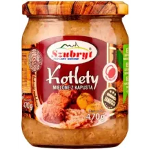 KOTLETY MIELONE Z KAPUSTĄ do podgrzania 470G Szubryt