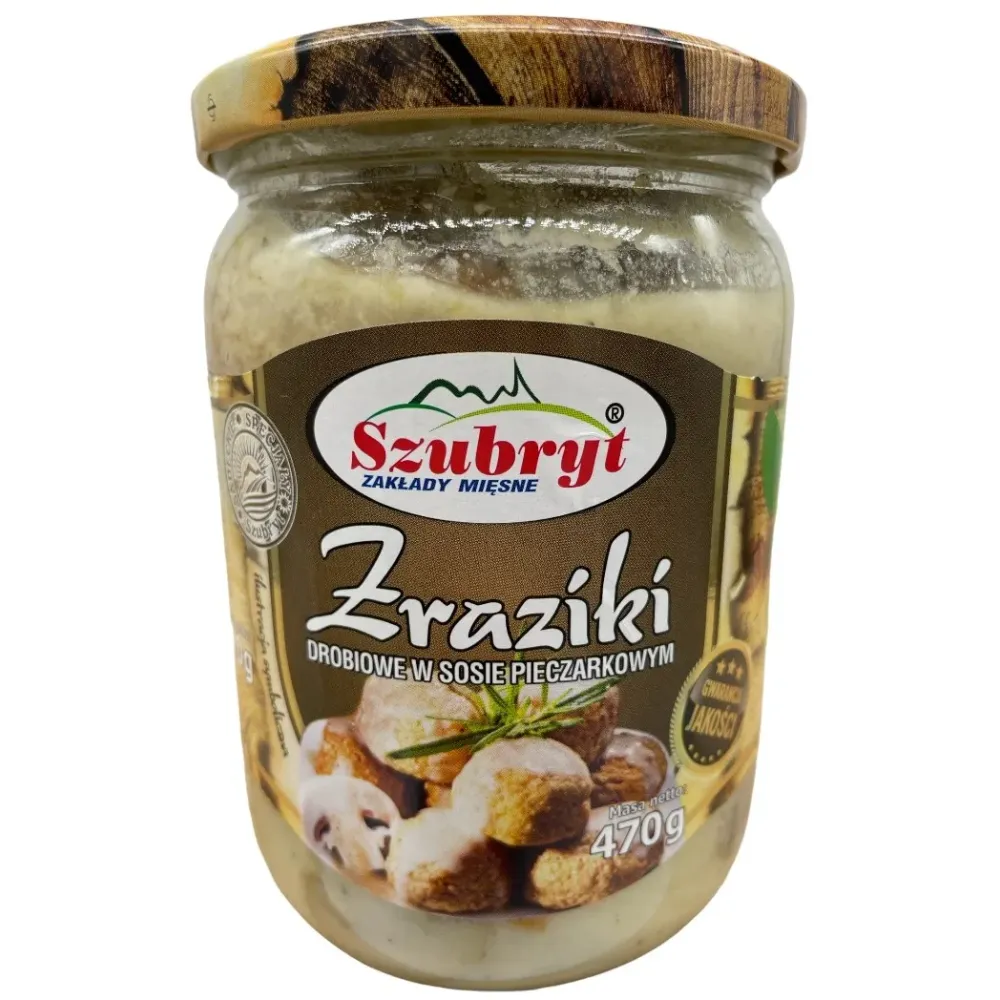 ZRAZIKI w sosie pieczarkowym SZUBRYT. 71997