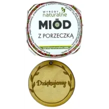 Miod miodek miodki podziękowania dla gości 50g porzeczkowy. 73899