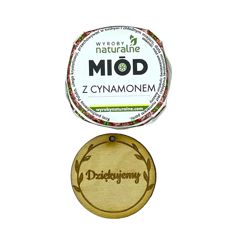 Miod miodek miodki podziękowania dla gości 50g cynamonowy. 73899