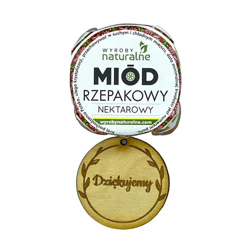 Miod miodek miodki podziękowania dla gości 50g rzepakowy. 73899