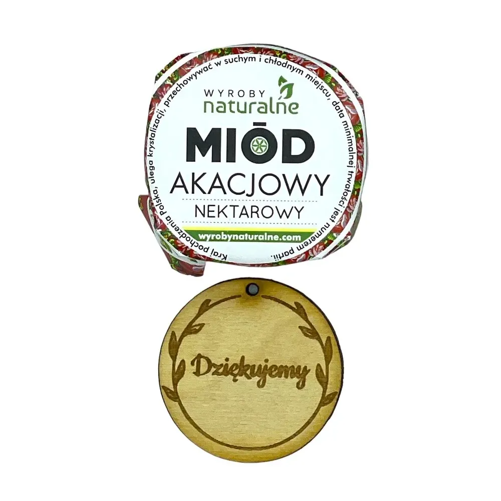 Miod miodek miodki podziękowania dla gości 50g akacjowy. 73899