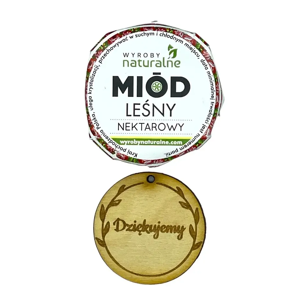 Miod miodek miodki podziękowania dla gości 50g leśny. 73899