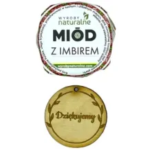 Miod miodek miodki podziękowania dla gości 50g imbirowy. 73899