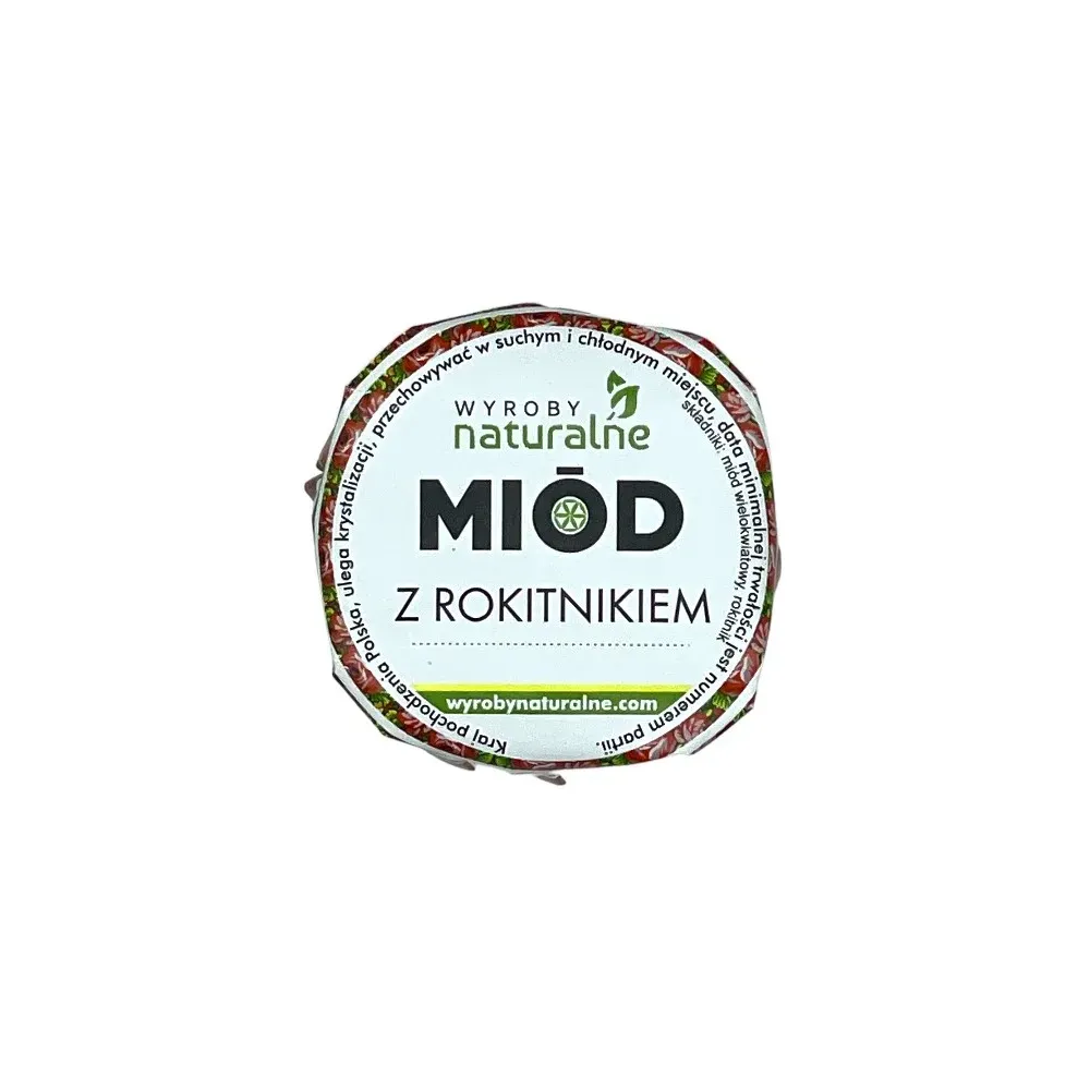 Miod miodek miodki podziękowania dla gości 50g rokitnik. 73899