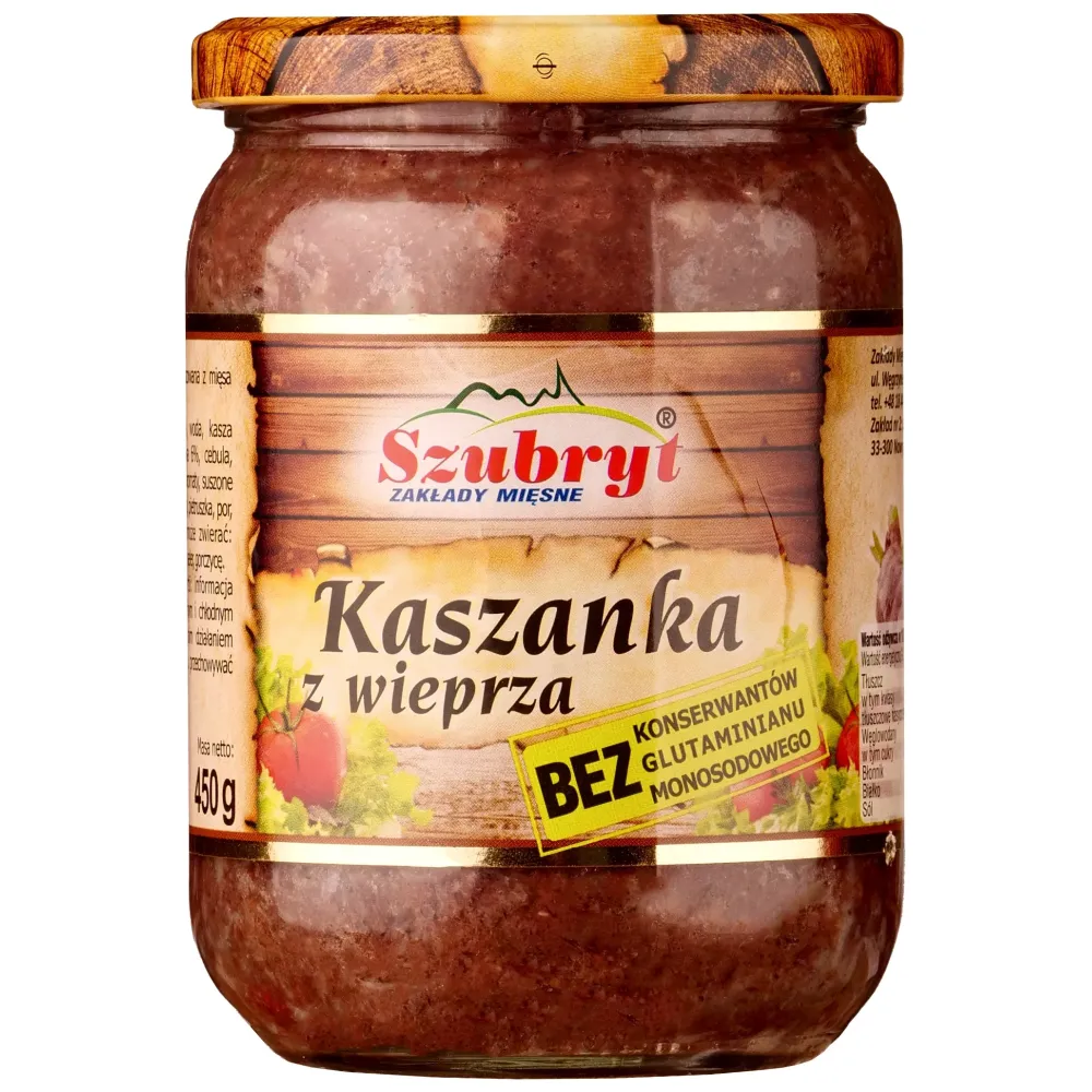 Kaszanka z wieprza 450g SZUBRYT. 75131