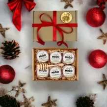 Zestaw prezentowy UPOMINEK miodki 6x50g łyżka do miodu. 73066