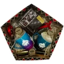 Zestaw prezentowy UPOMINEK kubeczki herbata czekolada. 73066