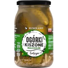 Ogórki kiszone 820g 900ml chrupiące soczyste NATURALNA RECEPTURA. 20