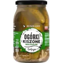 Ogórki kiszone 820g 900ml chrupiące soczyste NATURALNA RECEPTURA. 20