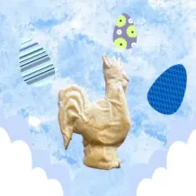 SER OWCZY 100% KOGUT  KOGUTEK wielkanocny ser do koszyczka na wielkanoc 70g. 74384