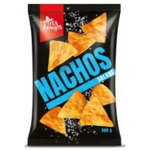 CHRUPIĄCE NACHOSY SOLONE chipsy z tortilli NACHOS SALT 500 G FANEX. 616