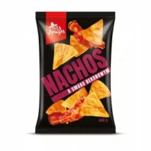 CHRUPIĄCE NACHOSY bekonowe chipsy z tortilli NACHOS 500 G FANEX. 2221