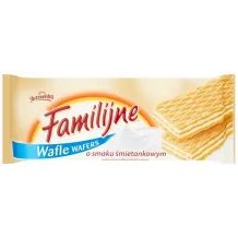 Familijne Wafle o smaku śmietankowym 180 g 1883