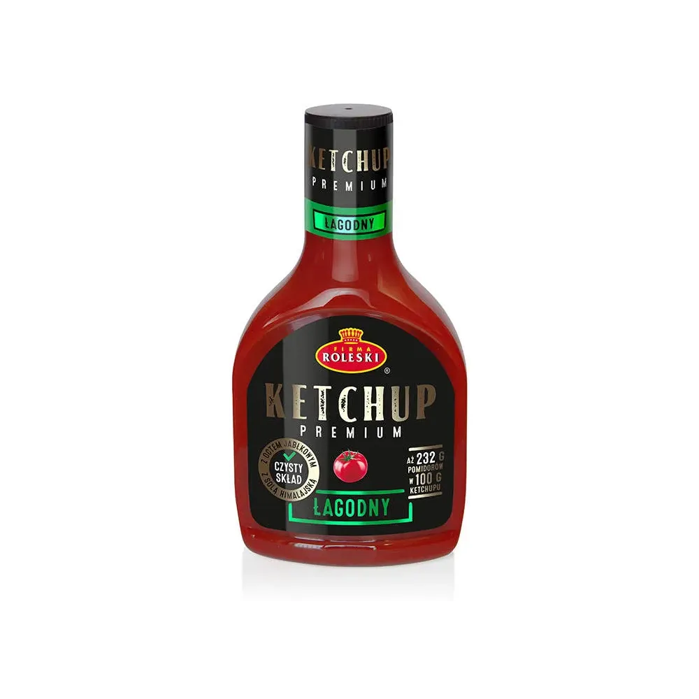 Ketchup Premium Łagodny 465g ROLESKI 22872