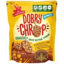 KRAKERSY DOBRY CHRUP 100G LAJKONIK Obficie Posypane Ziarnami 11036