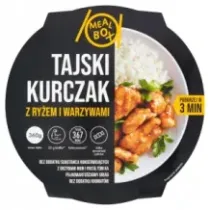 TAJSKI KURCZAK Z RYŻEM I WARZYWAMI 360G MEAL BOX 39575