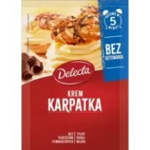 Krem Karpatka w 5 minut Delecta 136g tradycyjny smak wanilia krem do ciast 23704