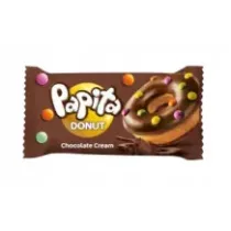 Papita Donut o smaku CZEKOLADOWYM z Drażetkami 40g 32296