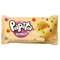 Papita Donut o smaku Bananowym z Drażetkami 40g 32319