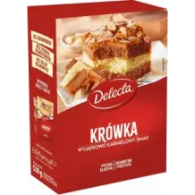 Ciasto Krówka Delecta 530g gotowe ciasto w proszku z polewą toffi 5502