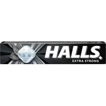 Halls Extra Strong Cukierki o smaku mentolowo-eukaliptusowym 33,5 g 50985098