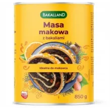Masa makowa z bakaliami Bakalland 850g gotowa w puszce do wypieków 60016