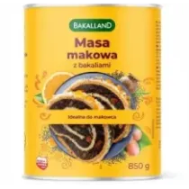 Masa makowa z bakaliami Bakalland 850g gotowa w puszce do wypieków 60016