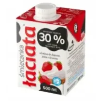 Łaciata Śmietanka UHT 30 % 500 ml do deserów sosów i kremów 455