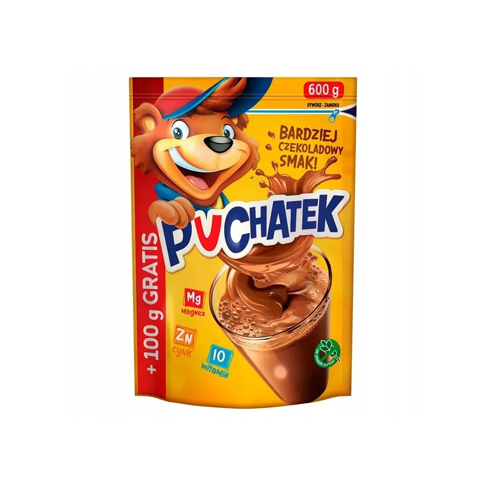 PUCHATE KAKAO INSTANT Napój Puchatek z witaminami 500g+100g 772