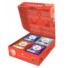 Zestaw czarnych herbat Lovare 4 smaki 32 torebki 79648