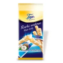 Rurki Waflowe z Kremem Kokosowym 150g TAGO 06.06.2025
