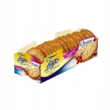 TAGO Ciastka Owsiane z Żurawiną 185g 12.06.2025