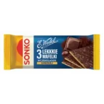 Sonko 3 Lekkie wafelki w czekoladzie gorzkiej Wedel 36g 30132