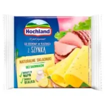 Hochland Ser topiony z szynką w plastrach 130 g 37452