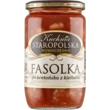KUCHNIA STAROPOLSKA FASOLKA PO BRETOŃSKU Z KIEŁBASĄ 700g 27176
