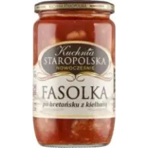 KUCHNIA STAROPOLSKA FASOLKA PO BRETOŃSKU Z KIEŁBASĄ 700g 27176