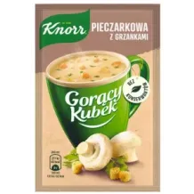 Knorr Gorący kubek pieczarkowa z grzankami 15 g
