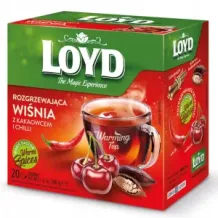 Zimowa Herbata Grzana Rozgrzewająca Wiśnia z Kakaowcem i Chili 20 T. LOYD 27269