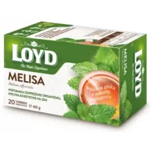 Herbata Ziołowa Melisa z Polskich Ziół 20 Torebek Wspomaga Zasypianie LOYD 27597