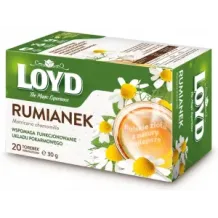Herbata Ziołowa Rumianek z Polskich Ziół 20 Torebek Koszyczek Rumianku LOYD 27573