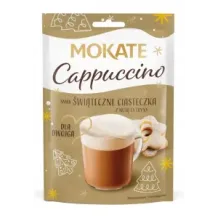 Pyszna Kawa Cappuccino Świąteczne Ciasteczka Puszysta Pianka 40g Mokate 85398