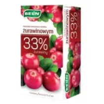 Belin Herbatka owocowa o smaku żurawinowym 20 torebek 6121