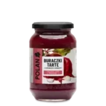 Buraczki konserwowe tarte z czosnkiem i kminkiem 440g POLAN 434