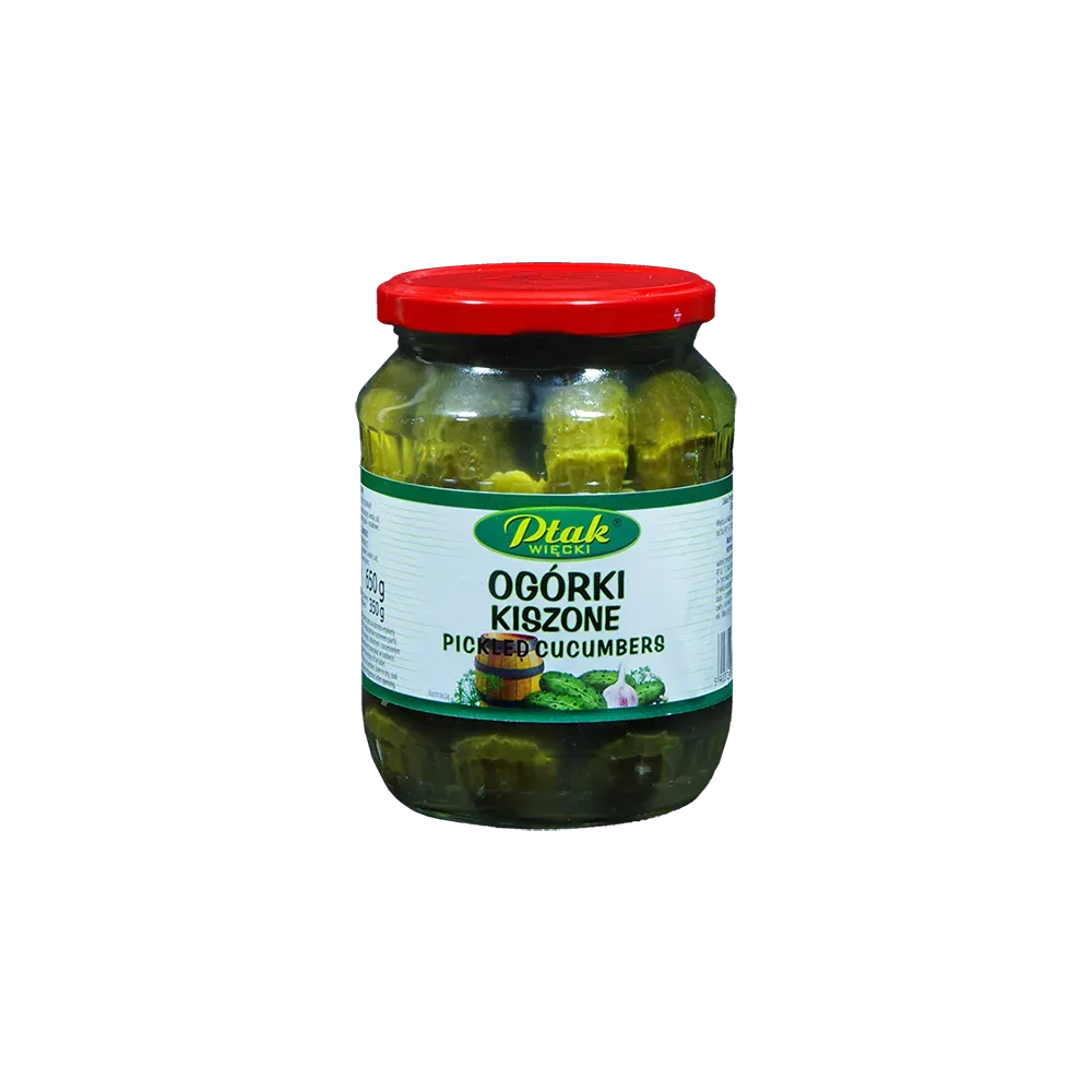 OGÓRKI KISZONE 650g PTAK 1401