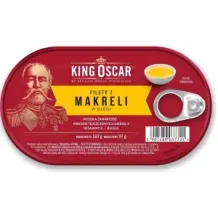 FILETY Z MAKRELI W OLEJU 160g KING OSCAR 37721