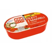 Era Ryb Filety z makreli w sosie pomidorowym 300 g 32637